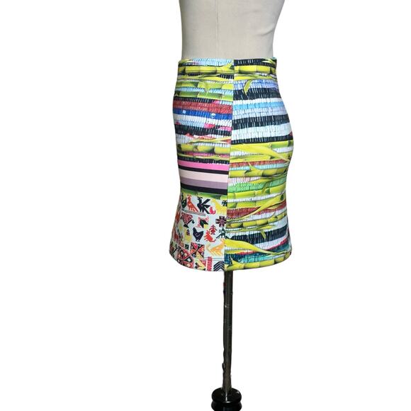 CLOVER CANYON Surf Shack neoprene mini pencil skirt size XS - Picture 6 of 15